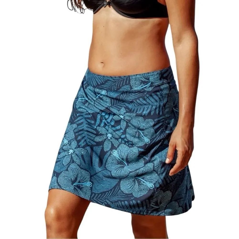 Ripskirt Hawaii Blue Mini A Line Skirt Resort Wear